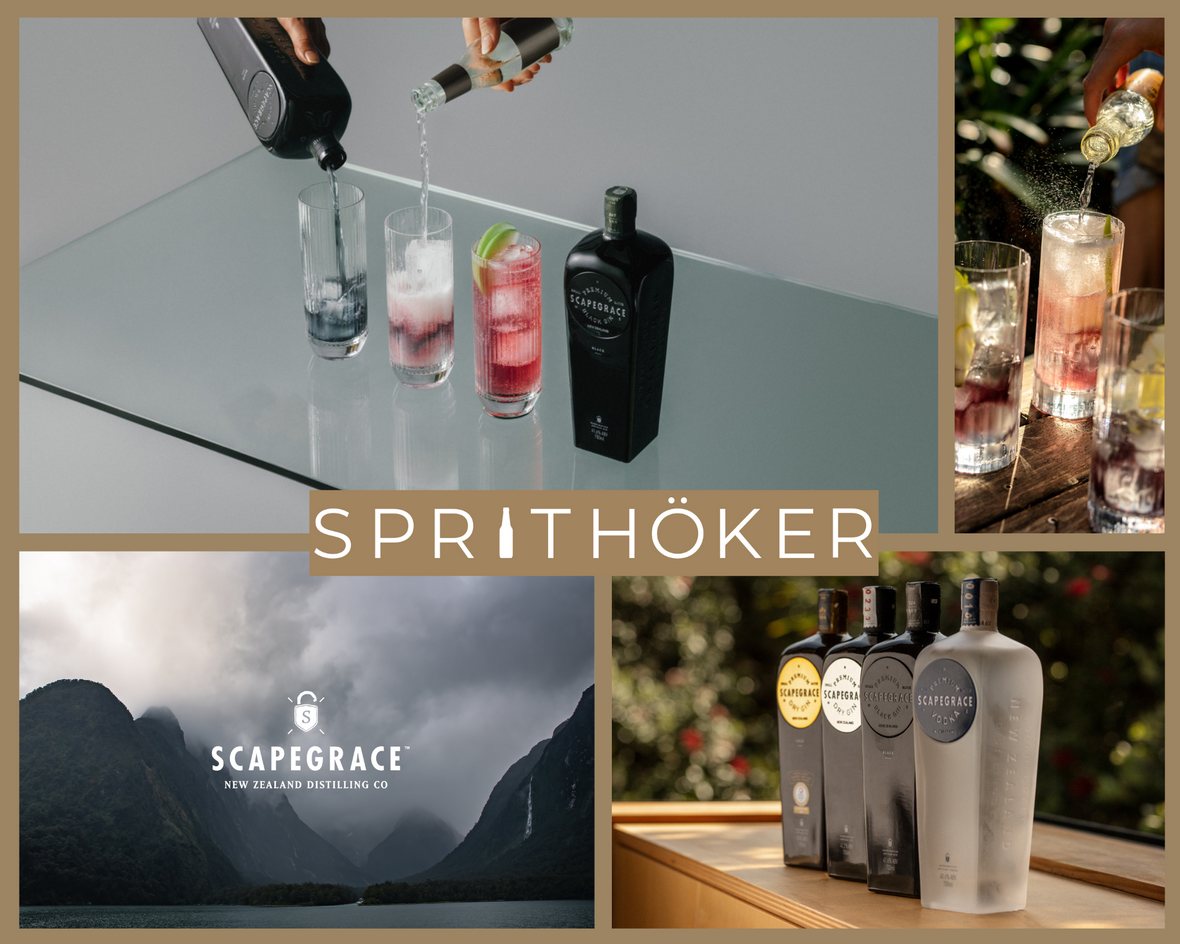 SPRITHÖKER übernimmt den Vertrieb von Scapegrace Destilling Company New Zealand