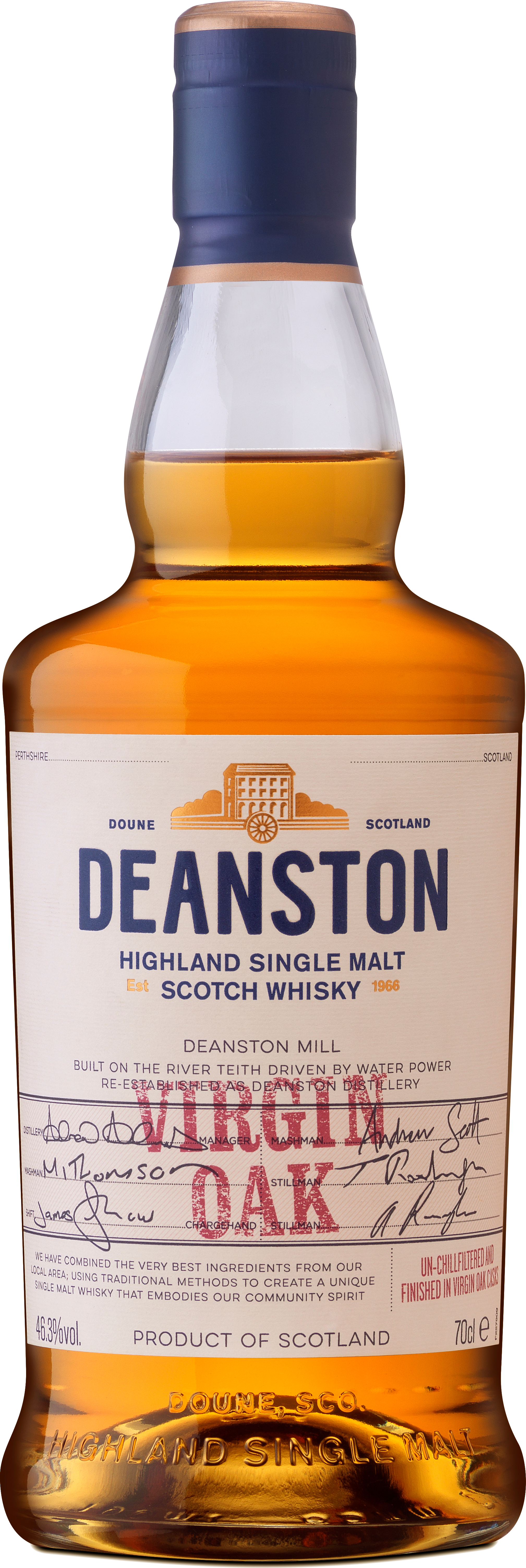 Deanston Virgin Oak Whisky 0,7l
