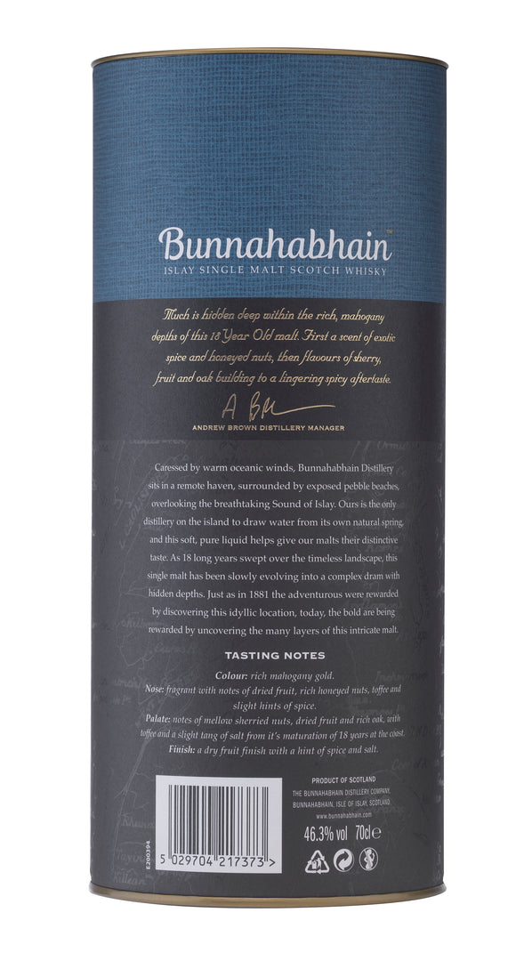 Bunnahabhain 18yo Whisky 0,7l - SPRITHÖKER