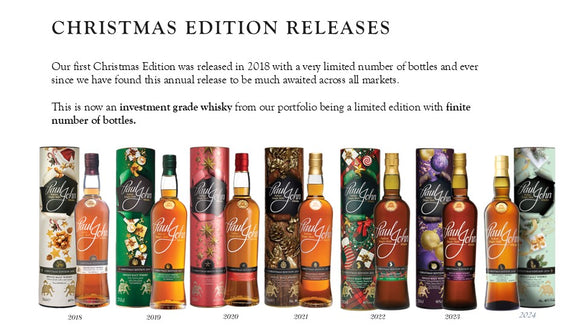 Paul John - Indian Single Malt Whisky - Christmas Edition 2026 48%