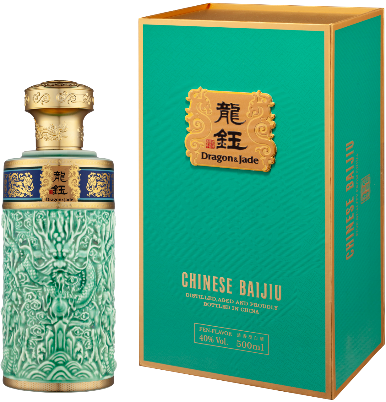 Dragon & Jade Chinese Baijiu 0,5l - SPRITHÖKER