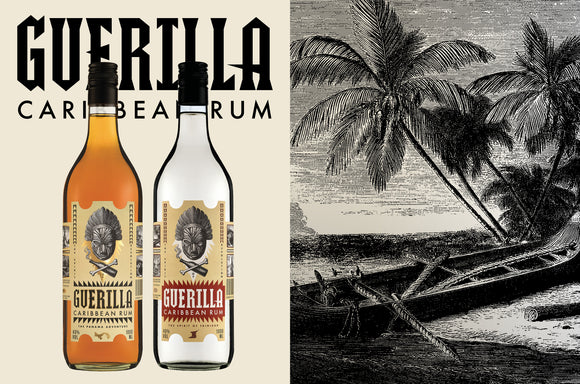 GUERILLA Caribbean Rum GOLD 1.0L 40%