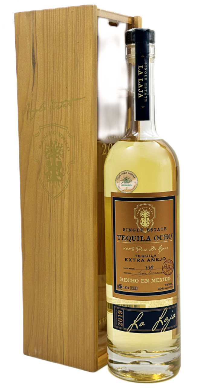 TEQUILA OCHO Extra Añejo LA LAJA  2019, 0,7l