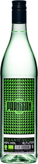 Partisan Bio Vodka Green 0,7l 40% Vol. - SPRITHÖKER