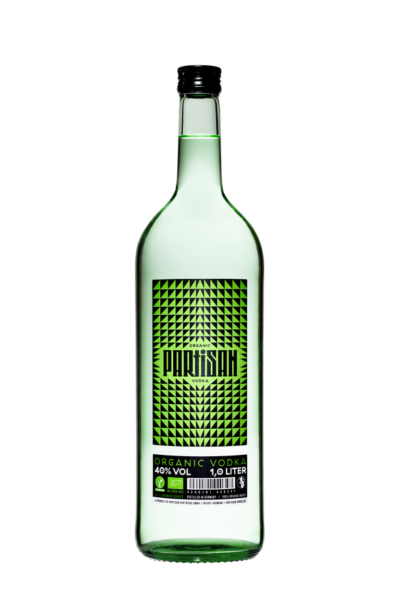 Partisan Bio Vodka Green 1,0l 40% Vol. - SPRITHÖKER