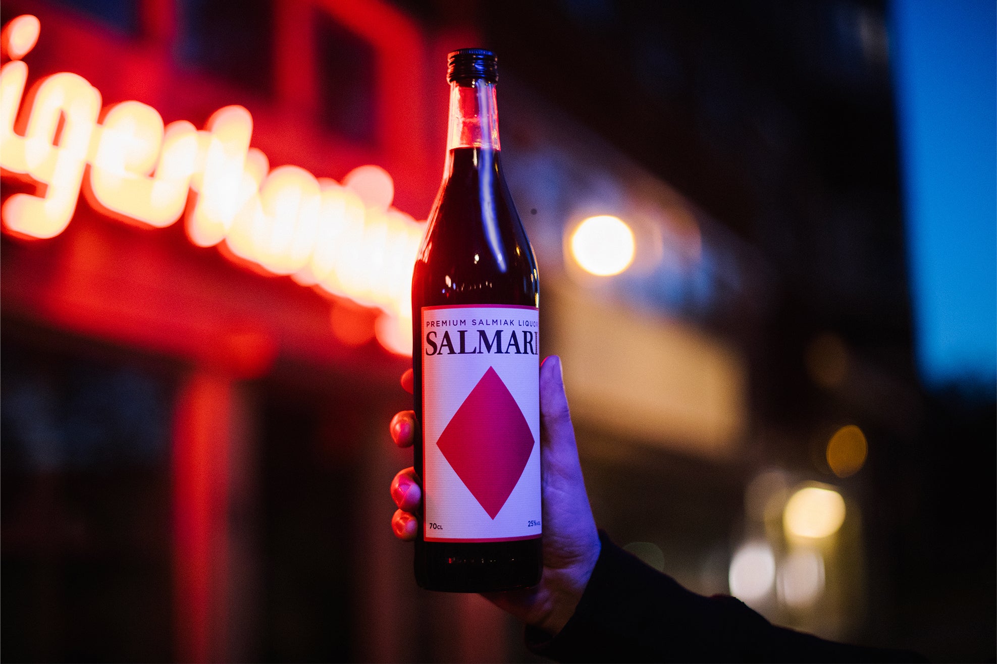 Salmari Premium Salmiak Lakritz Likör, 0,7l - SPRITHÖKER