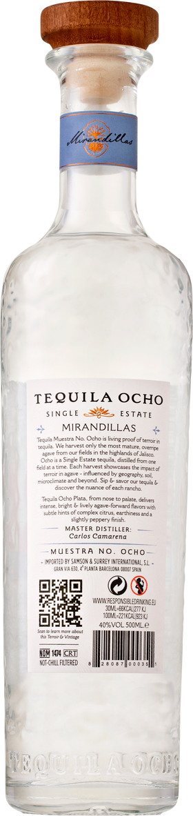 TEQUILA OCHO Blanco, 0,5l - SPRITHÖKER