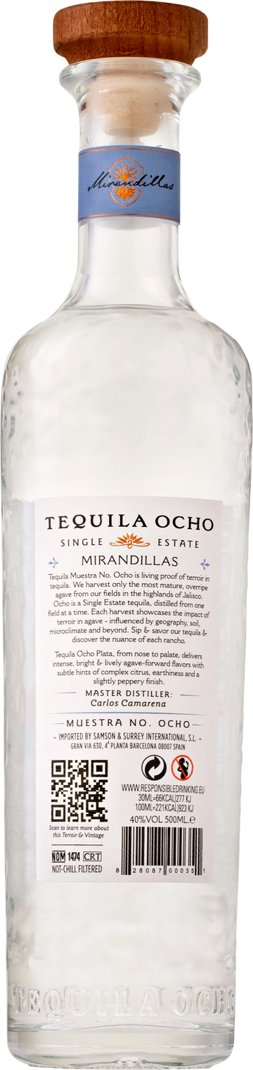 TEQUILA OCHO Blanco, 0,5l - SPRITHÖKER