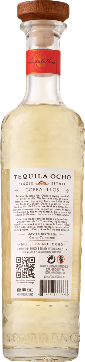 TEQUILA OCHO Reposado 0,5l - SPRITHÖKER