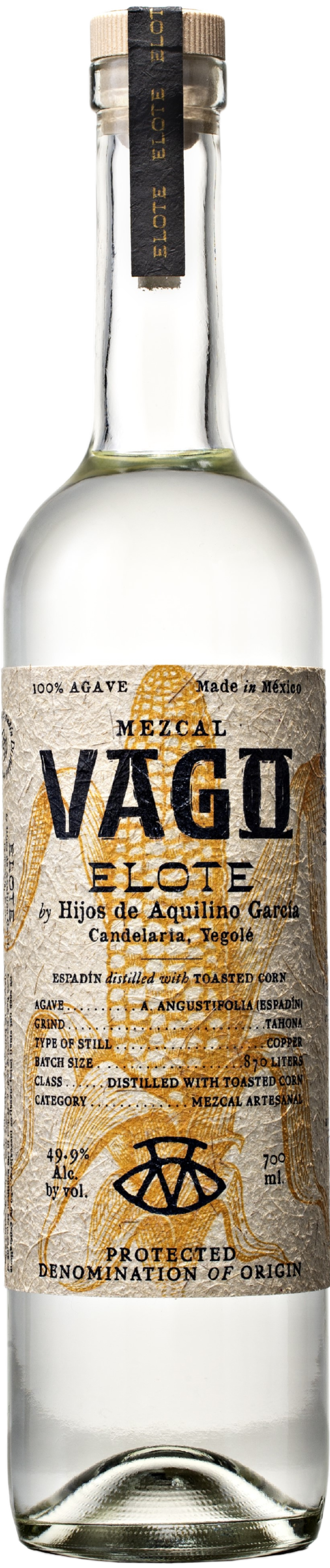 MEZCAL VAGO Espadin Elote Hijos de Aquilino, 0,7l