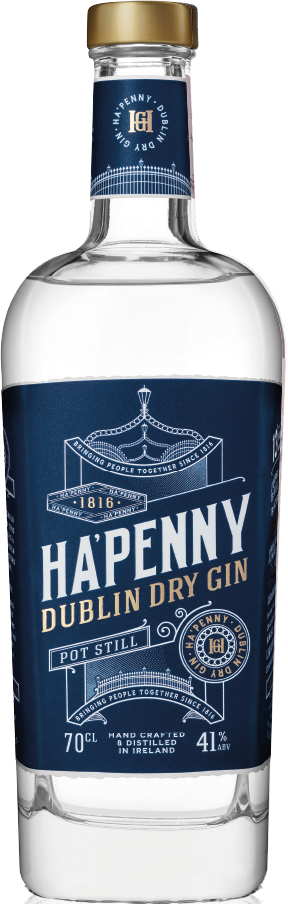 HA'PENNY Dublin Dry Gin, 0,7l - SPRITHÖKER