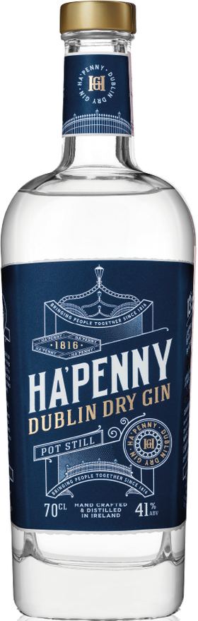 HA'PENNY Dublin Dry Gin, 0,7l - SPRITHÖKER