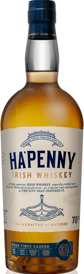 HA'PENNY Irish Whiskey Four Cask, 0,7l - SPRITHÖKER