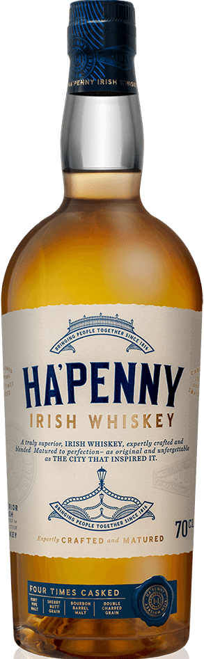 HA'PENNY Irish Whiskey Four Cask, 0,7l - SPRITHÖKER